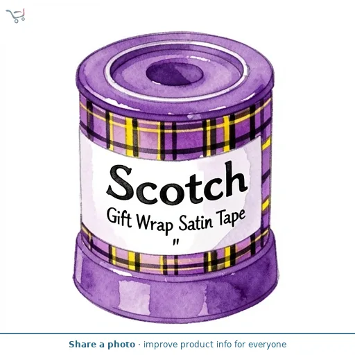 Scotch Gift Wrap Satin Tape