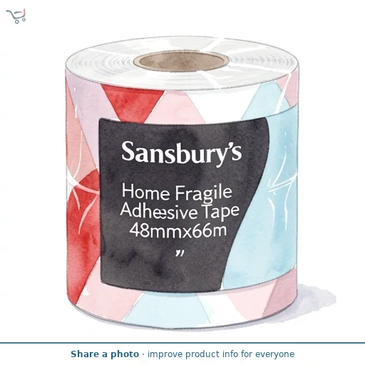 Sainsbury's Home Fragile Adhesive Tape 48mmx66m