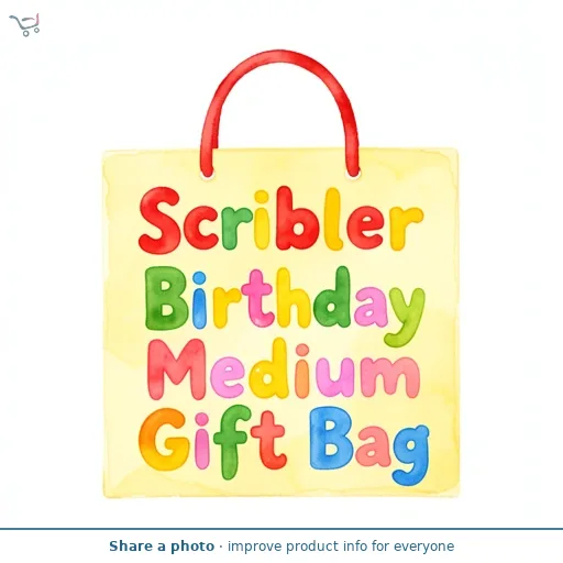 Scribbler Happy Birthday Medium Gift Bag