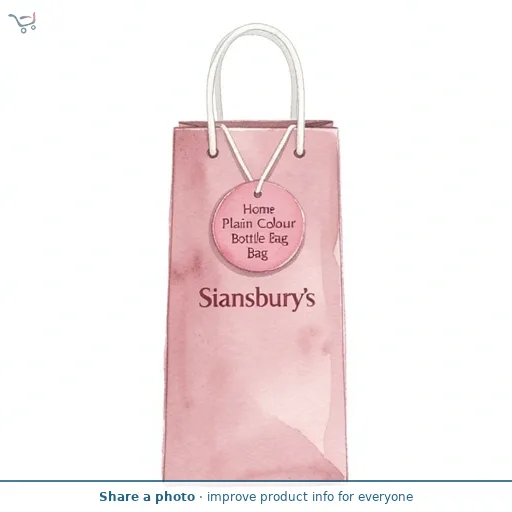 Sainsbury's Home Plain Colour Bottle Bag