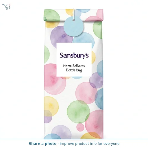 Sainsbury's Home Balloons Bottle Bag