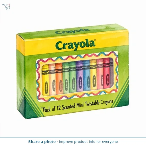Crayola Pack of 12 Scented Mini Twistable Crayons