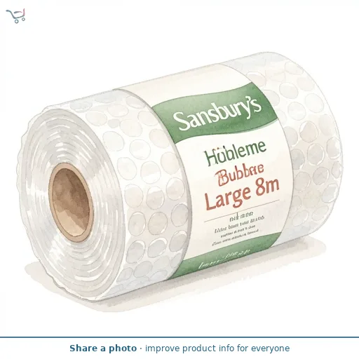 Sainsbury's Home Bubble Wrap Roll Large 8m