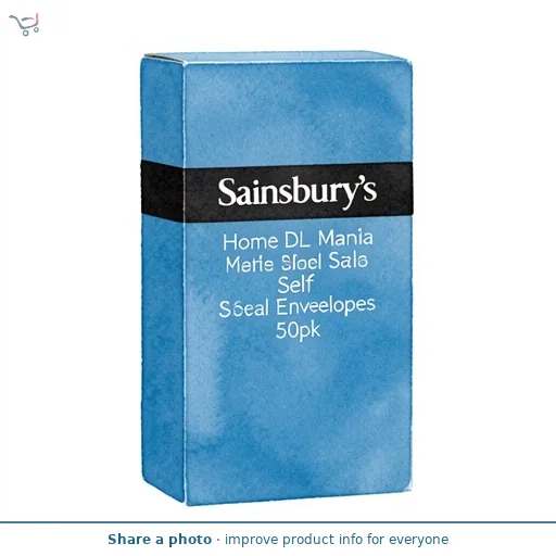 Sainsbury's Home DL Manila Self Seal Envelopes 50pk