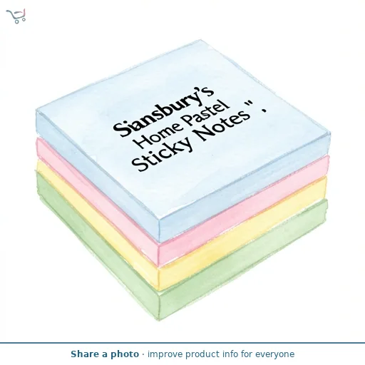 Sainsbury's Home Pastel Sticky Notes