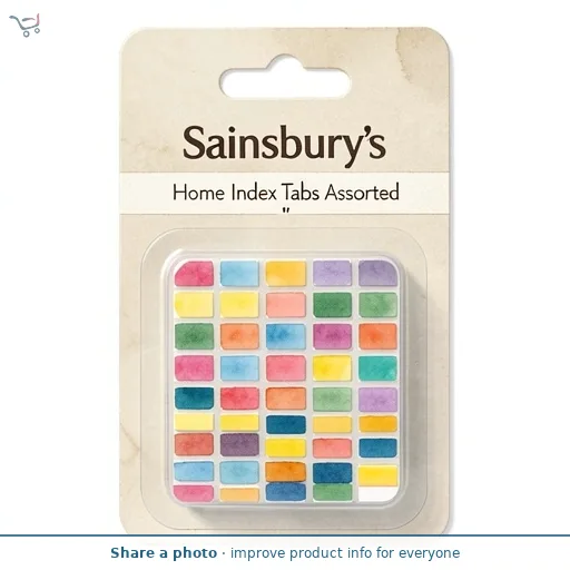 Sainsbury's Home Index Tabs Assorted