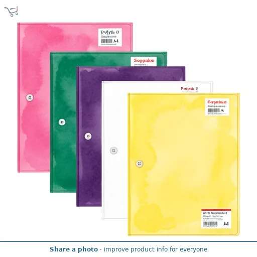 Snopake Polyfile ID Bright Assortment A4