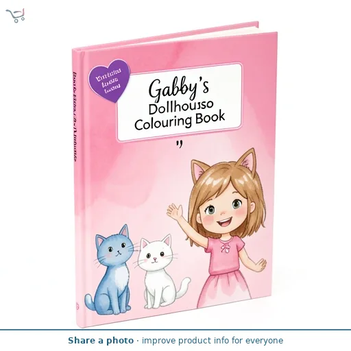 Gabby's Dollhouse Jumbo Colouring Book