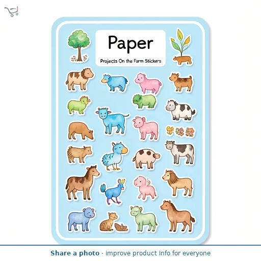 Paper Projects On the Farm Stickers