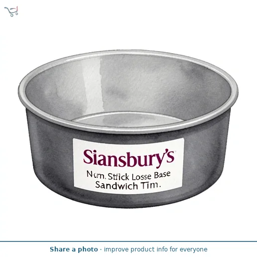Sainsbury's Home 19cm Non Stick Loose Base Sandwich Tin