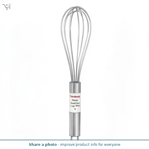 Sainsbury's Home Stainless Steel Large Whisk