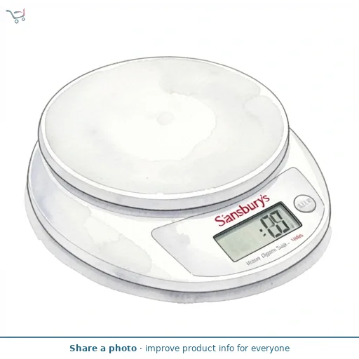 Sainsbury's Home Digital Kitchen Scale - White
