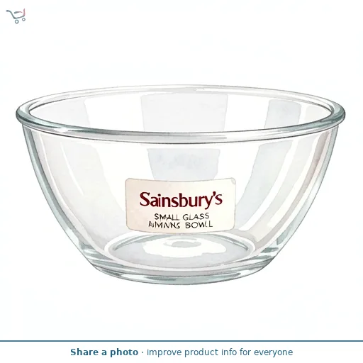 Sainsbury's Home17cm Small Glass Mixing Bowl Small