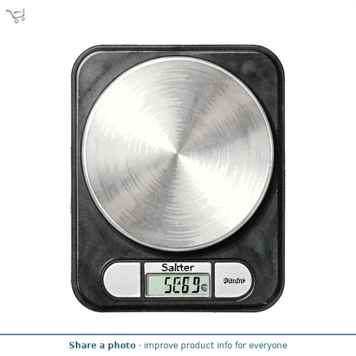 Salter Electronic Scale with Steel Platform - Black