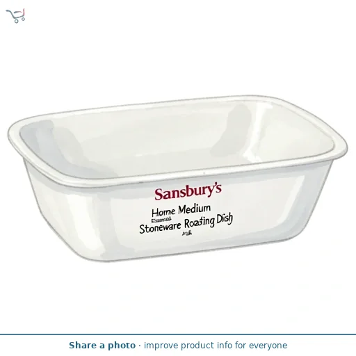 Sainsbury's Home Medium Essentials Stoneware Roasting Dish