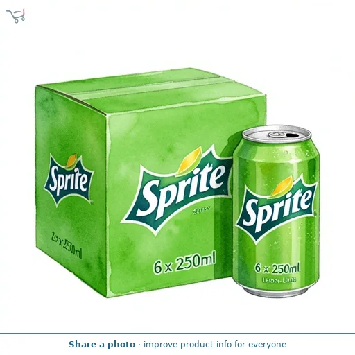 Sprite Zero Sugar 6 x 250ml