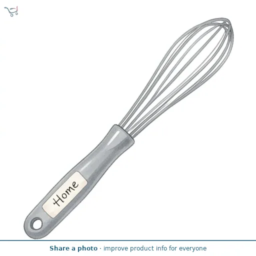Home Grey Silicone Whisk