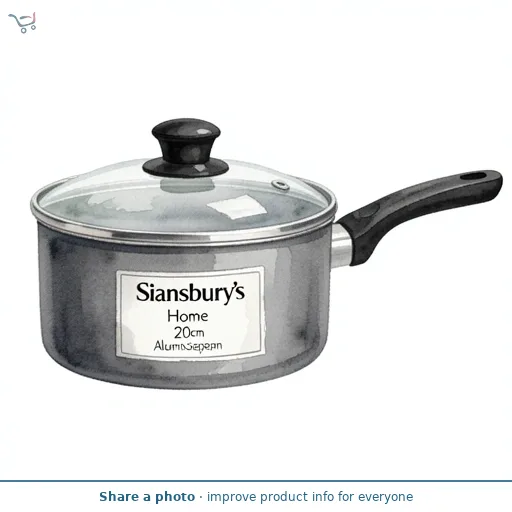 Sainsbury's Home 20cm Aluminium Saucepan