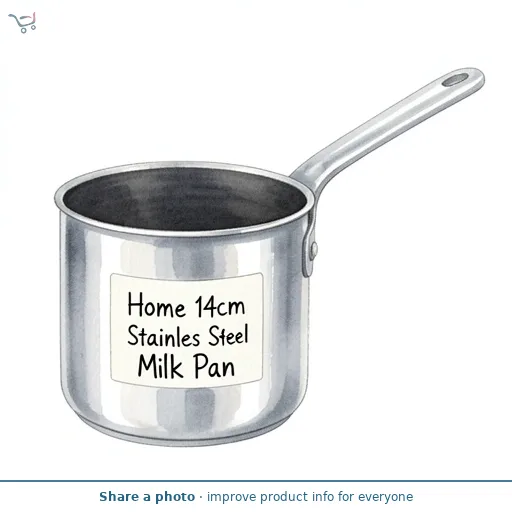 Sainsbury's Home 14cm Stainless Steel Milk Pan
