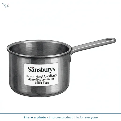 Sainsbury's Home 14cm Hard Anodised Aluminium Milk Pan