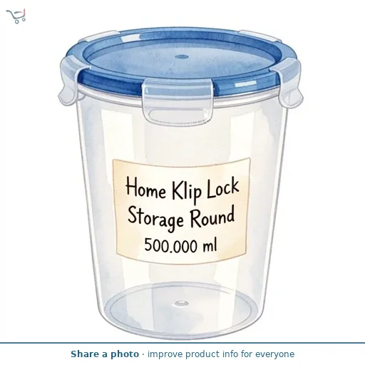 Sainsbury's Home Klip Lock Storage Round 500ml