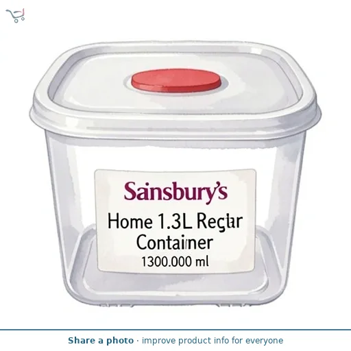 Sainsbury's Home 1.3L Rectangular Container