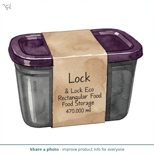 Lock & Lock Eco Rectangular Food Storage 470ml