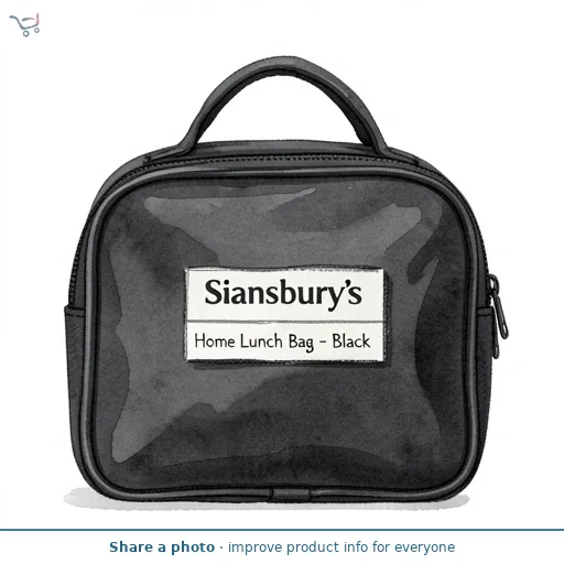 Sainsbury's Home Lunch Bag - Black