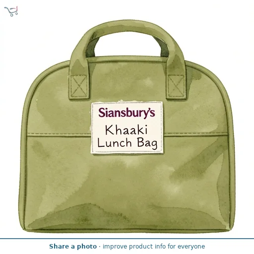 Sainsbury's Home Khaki Lunch Bag