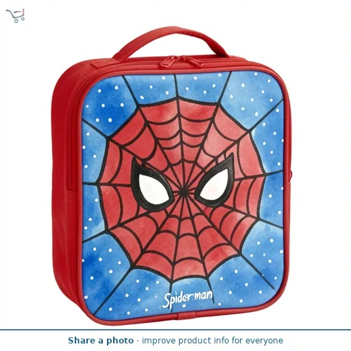Spiderman Polar Gear Reverse Sequin Lunch Bag