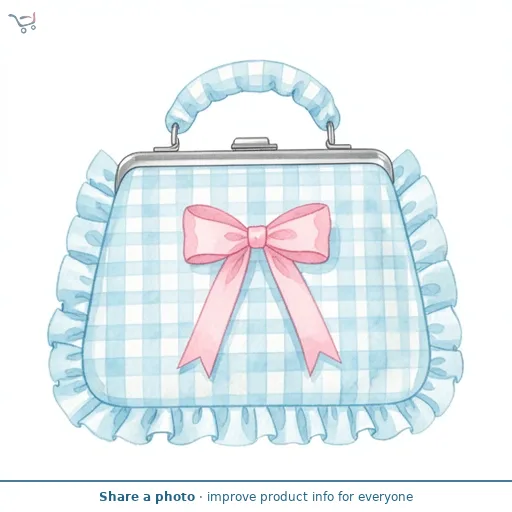 Smash Gingham Ribbon Lunch Bag