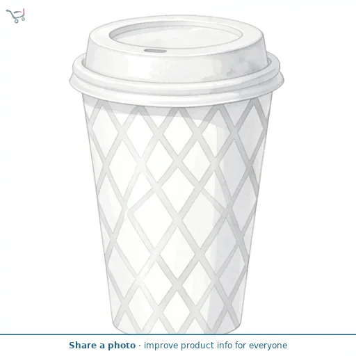 Duni Pack of 8 Coffee Cup & Lid