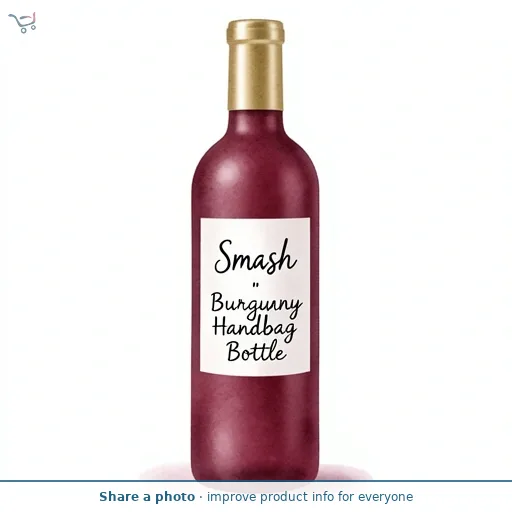Smash Burgundy Handbag Bottle