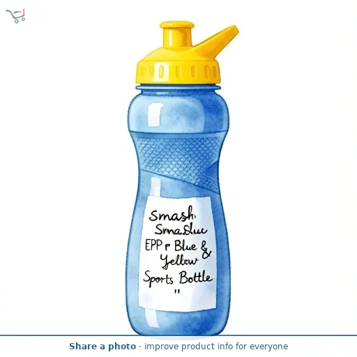 Smash EPP Blue & Yellow Sports Bottle