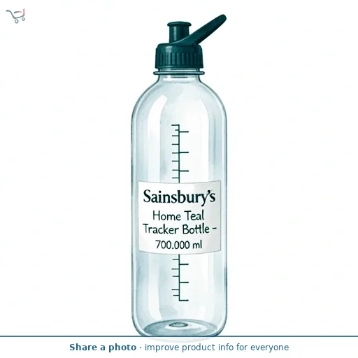 Sainsbury's Home Teal Tracker Bottle - 700ml