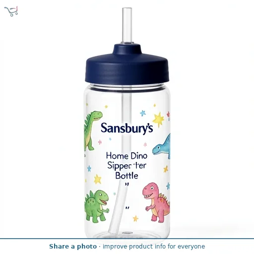 Sainsbury's Home Dino Sipper Bottle