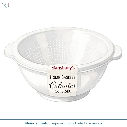 Sainsbury's Home Basics Plastic Colander