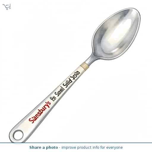 Sainsbury's Home Stainless Steel Solid Spoon