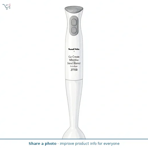 Russell Hobbs Go Create White Electric Hand Blender 27550