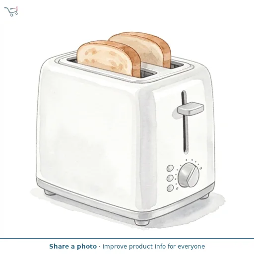 Cookworks New Basic 2 Slice Toaster - White