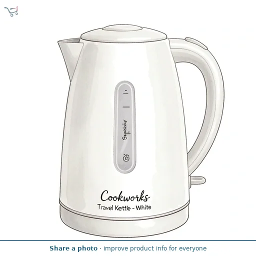 Cookworks Travel Kettle - White