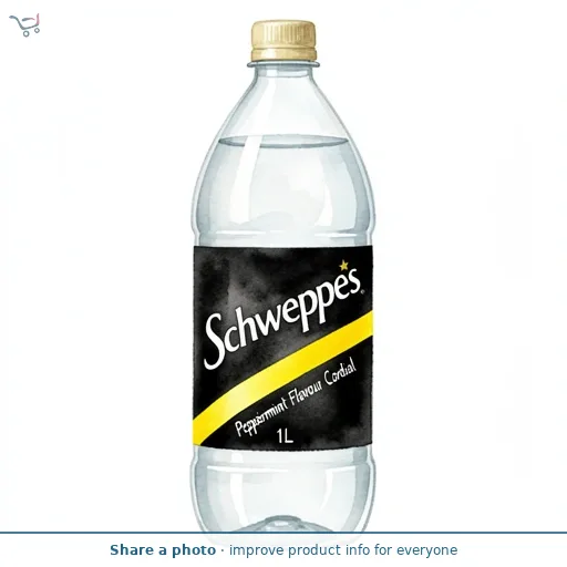 Schweppes Peppermint Flavour Cordial 1L