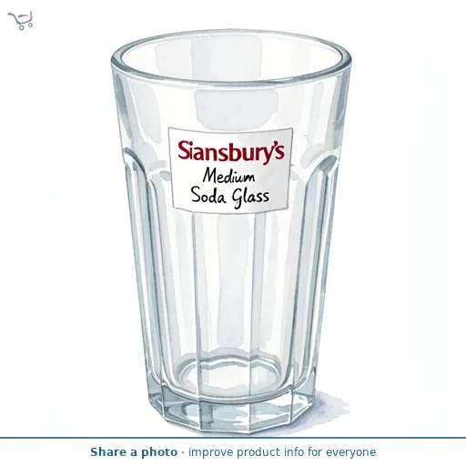 Sainsbury's Home Medium Soda Glass