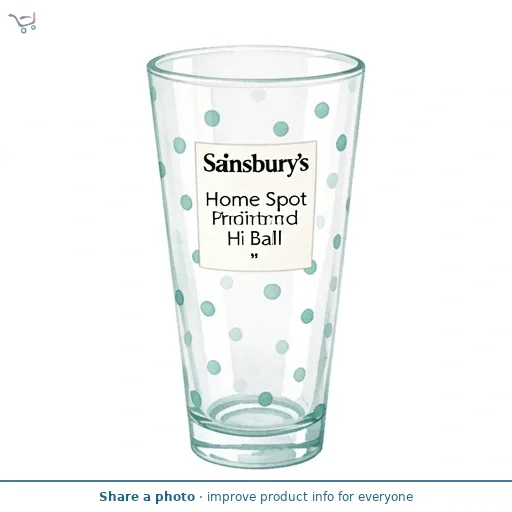 Sainsbury's Home Spot Printed Hi Ball