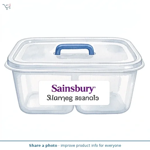 Sainsbury's Home 2 Compartment Plastic Microwave Container