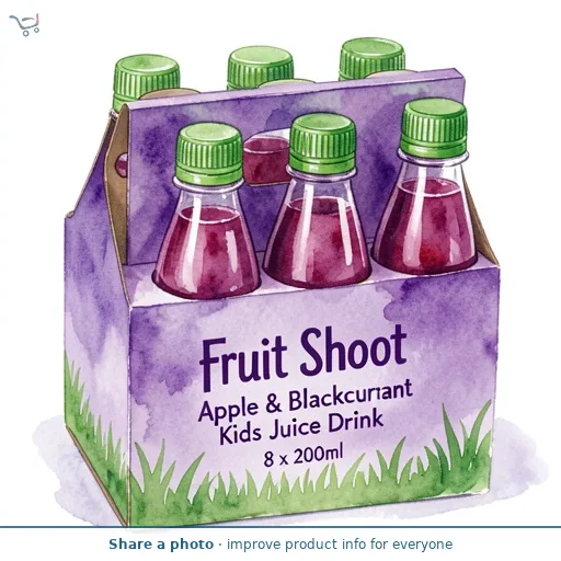 Fruit Shoot Apple & Blackcurrant Kids Juice Drink 8x200ml