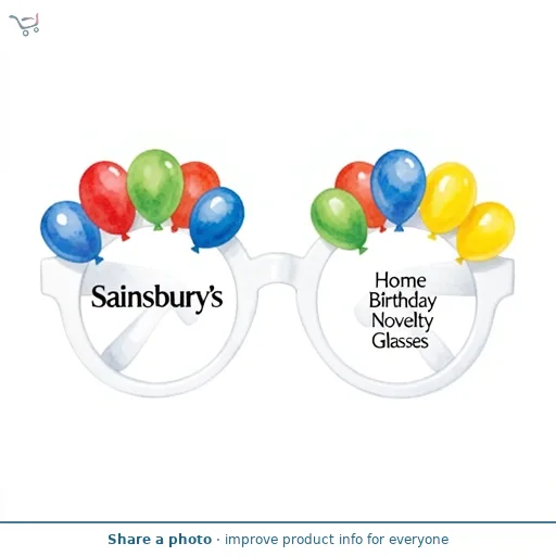 Sainsbury's Home Birthday Novelty Glasses