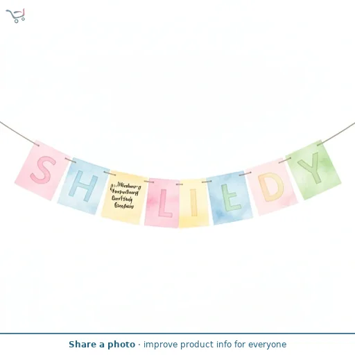 Sainsbury's Home Multicoloured Happy Birthday Cardboard Bunting