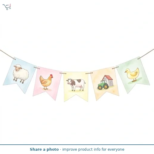 Sainsbury's Home Farm Animals Bunting
