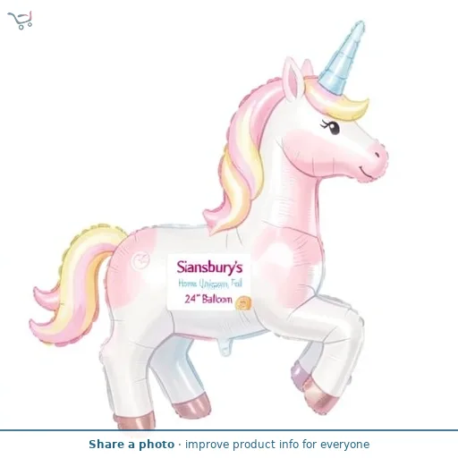 Sainsbury's Home Unicorn Foil 24" Balloon